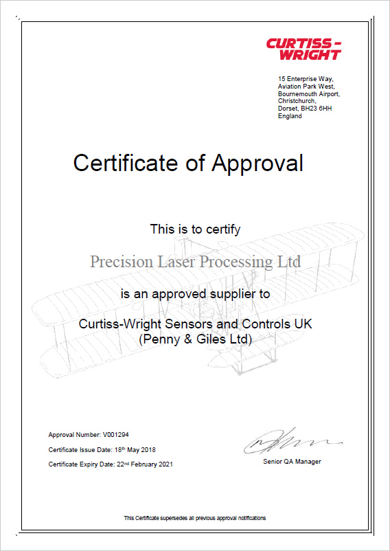 Curtiss – Wright ( Penny & Giles Ltd )